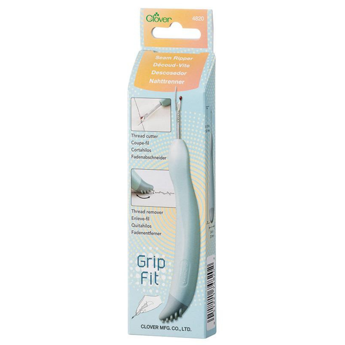 Clover Grip Fit Seam Ripper