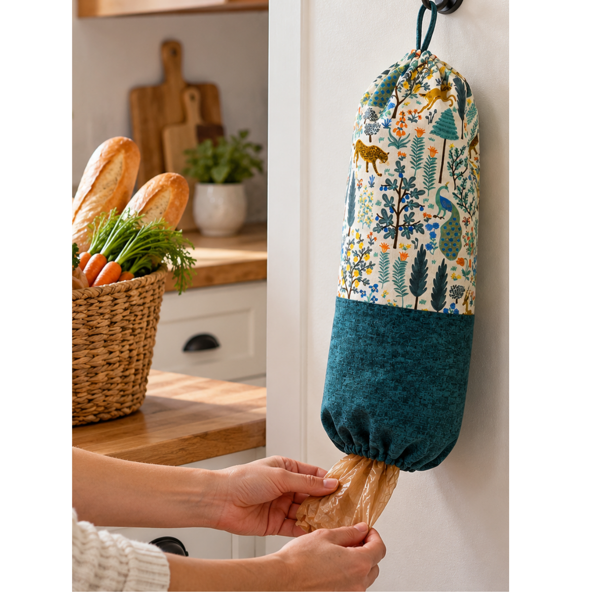 Grocery Bag Holder Sewing Project Kit