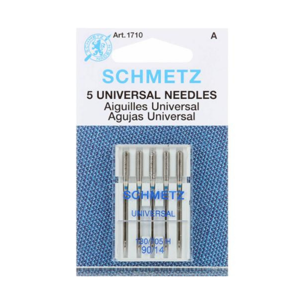 Schmetz Universal Sewing Machine Needles – Size 90/14 (5 Count)